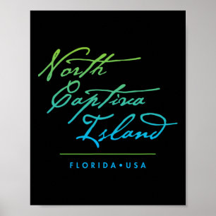 Nord Captiva Island Florida Poster