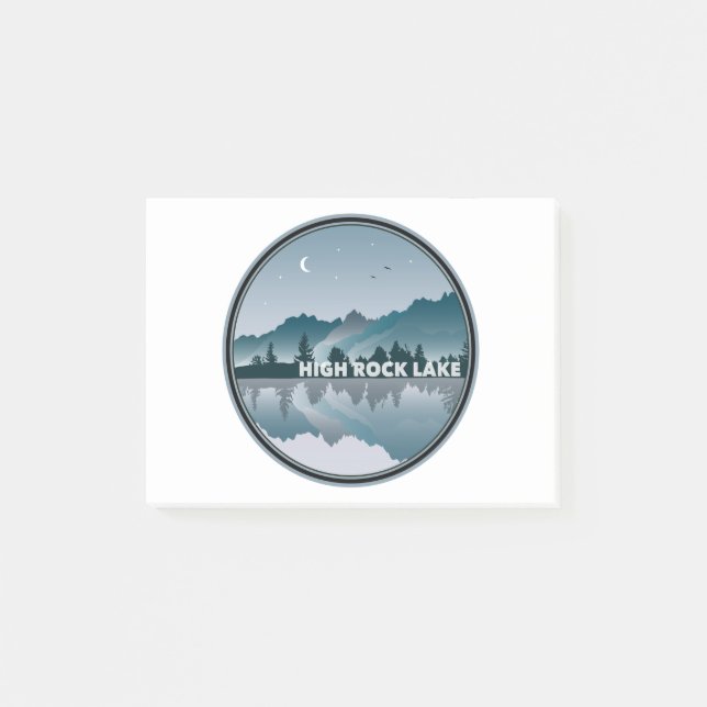 Nord-Carolina-Reflektion Post-it Klebezettel (Vorderseite)