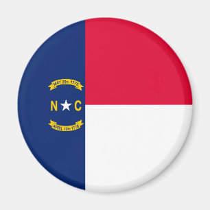Nord-Carolina-Staatsflagge Magnet