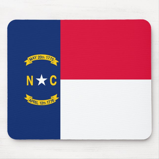 Nord-Carolina-Staatsflagge Mousepad (Vorne)