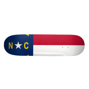 Nord-CarolinaStaats-Flagge Skateboard