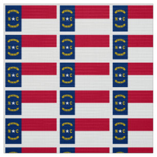 Nord-CarolinaStaats-Flagge Stoff