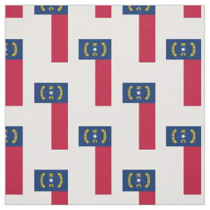 Nord-CarolinaStaats-Flagge Stoff