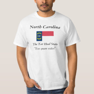 Nord-CarolinaStaats-Flagge T-Shirt