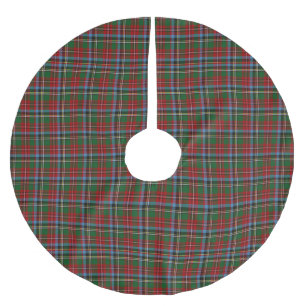 Nord-CarolinaStaatTartan Polyester Weihnachtsbaumdecke
