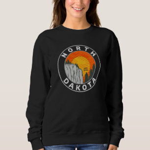 Nord-Dakota-Bergklippe Sweatshirt
