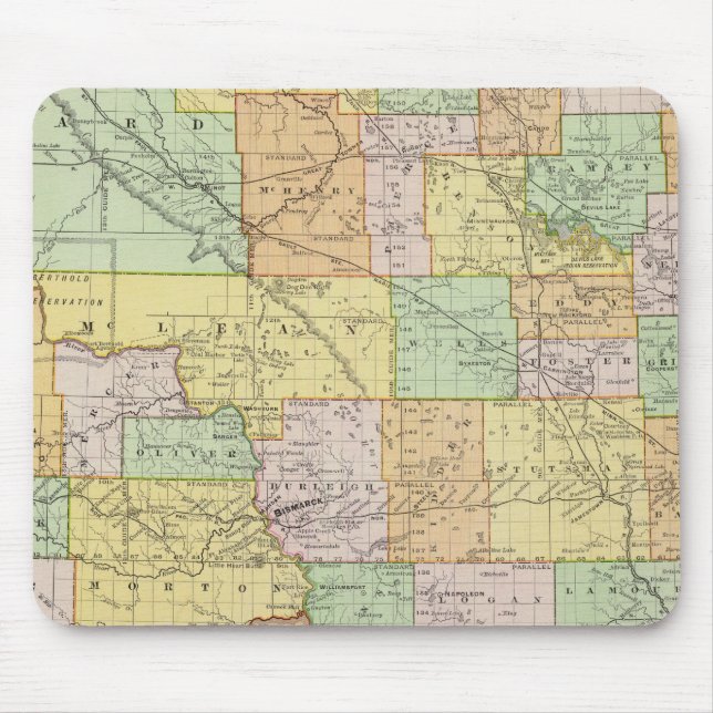 Nord-Dakota Mousepad (Vorne)