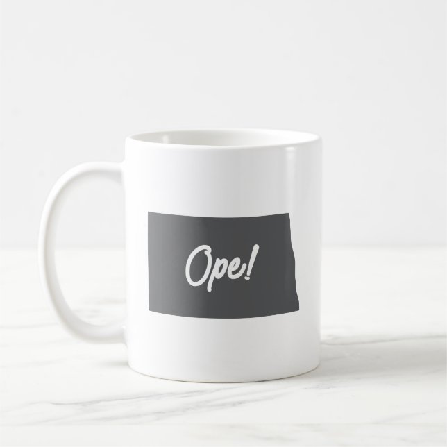 Nord-Dakota-Ope Kaffeetasse (Links)