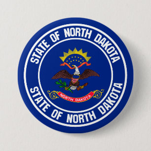 Nord-Dakota-RundEmblem Button