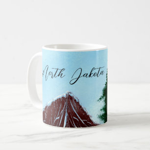 Nord-Dakota-Staat-Berglauf Kaffeetasse