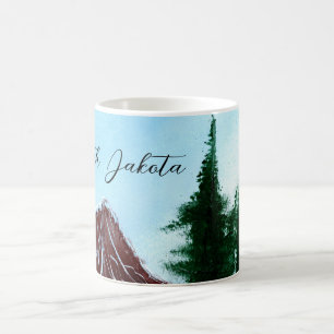 Nord-Dakota-Staat-Berglauf Kaffeetasse