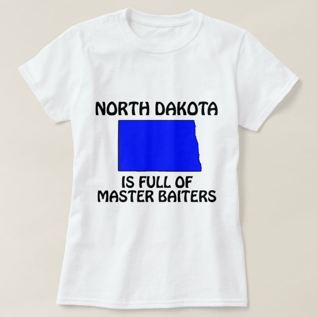 Nord-Dakota - voller Master-Baiters T-Shirt (Design vorne)
