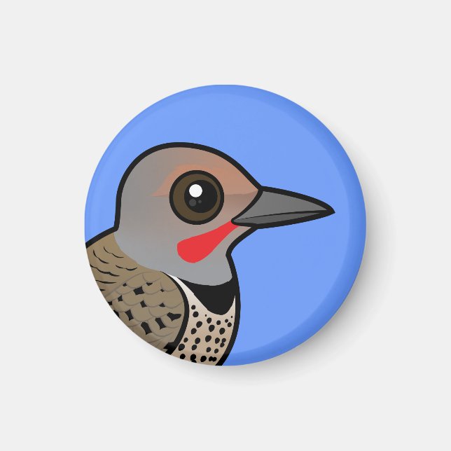 Nord-Flicker (rot-bündig) Magnet (Vorne)