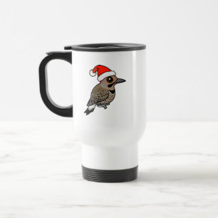 Nord-Flicker-Weihnachtsmann (gelb gekreuzt) Reisebecher