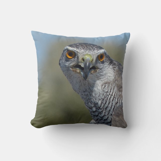 Nord-Goshawk Nah Kissen (Vorderseite)