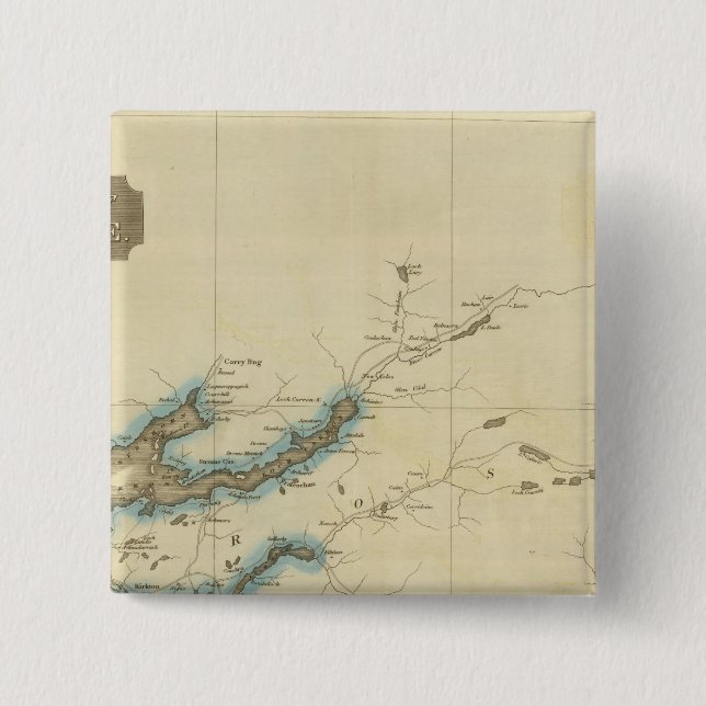 Nord Inverness Shire Button (Vorderseite)