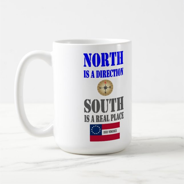 NORD IST EINE RICHTUNG KAFFEETASSE (Links)