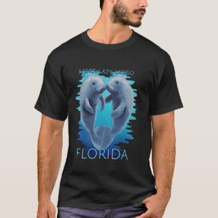 Nord Key Largo Florida Urlaub Niedliche Manatees M T-Shirt