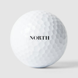 Nord | Klassisches zeitloses minimalistisches schw Golfball