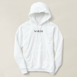 Nord | Klassisches zeitloses minimalistisches schw Hoodie