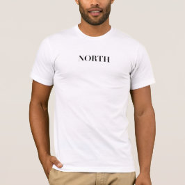 Nord | Klassisches zeitloses minimalistisches schw T-Shirt