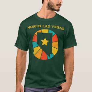 Nord-Las Vegas Nevada Vintag Distressed Souvenir T-Shirt