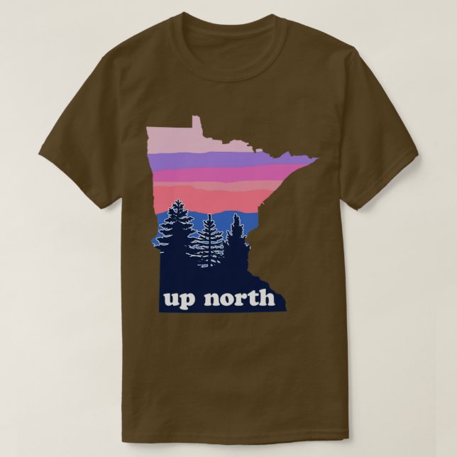 Nord Minnesota Blush Sunset T-Shirt (Design vorne)