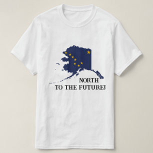 Nord nach Alaska-Tag T-Shirt