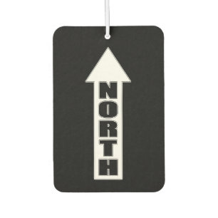 Nord nach oben - einfaches Arrow-Design Autolufterfrischer