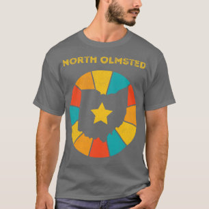 Nord Olmsted Ohio Vintag Störendes Souvenir 1 T-Shirt