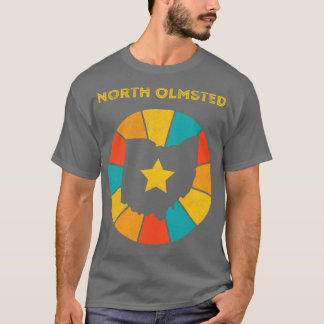 Nord Olmsted Ohio Vintag Störendes Souvenir 1 T-Shirt