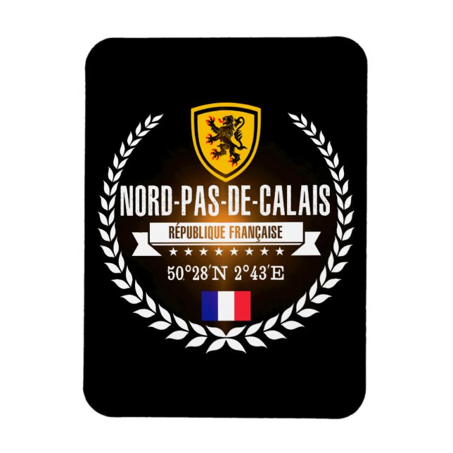 Nord-Pas-de-Calais Magnet (Vertikal)