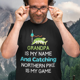 Nord-Pike Grandpa Fischerei T-Shirt