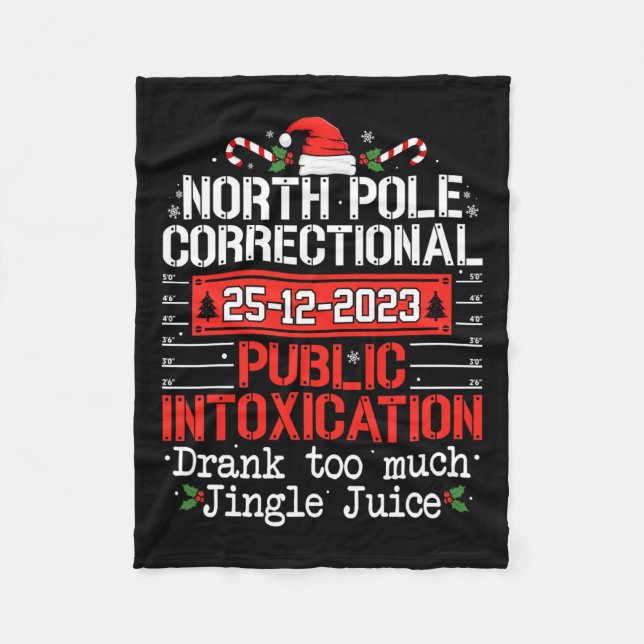 Nord-Pol-Rauschgiftsfamilie Fleecedecke (Vorderseite)