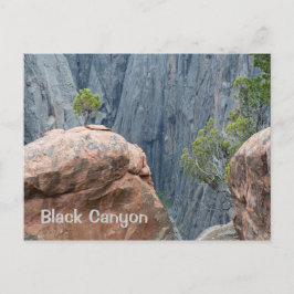 Nord-Rim des Schwarzen Canyons Postkarte