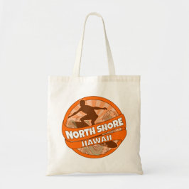 Nord Shore Hawaii Orange Surfer Logo Tasche