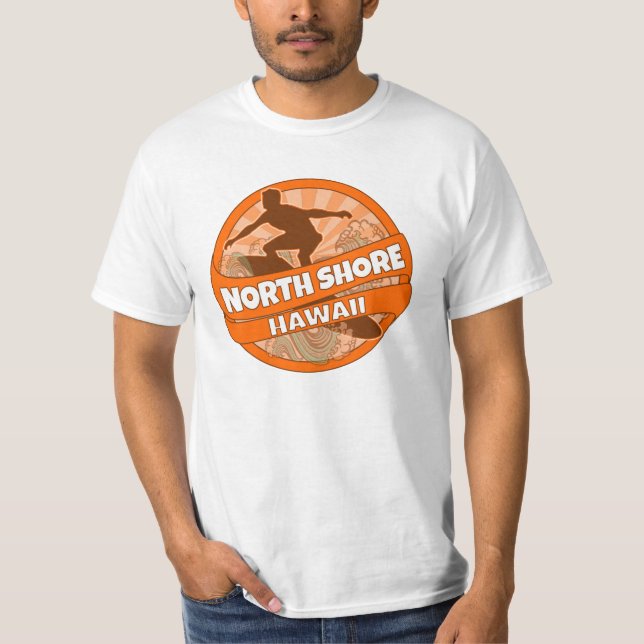 Nord Shore Hawaii Surfer Logo Shirt (Vorderseite)