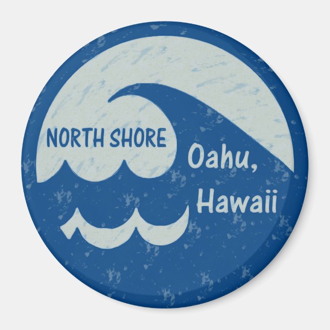 Nord Shore, Oahu, Hawaii Magnet (Vorne)