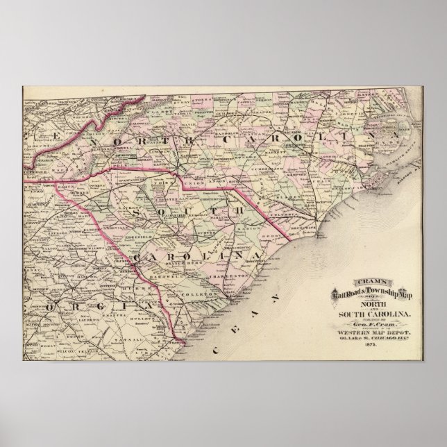 Nord-Süd-Carolina 4 Poster (Vorne)