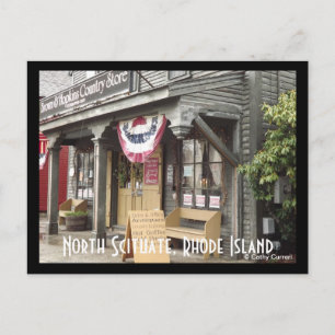 Nord-Süd-Insel Rhode Postkarte