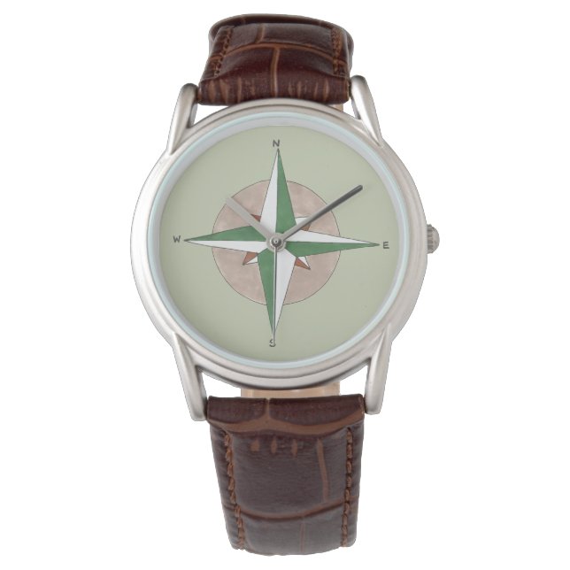 Nord-Südost-Camping Compass Camp Watch Armbanduhr (Vorderseite)