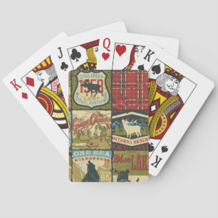 Nord-Territorien-Abenteuer: Symbolische Patchwork Spielkarten