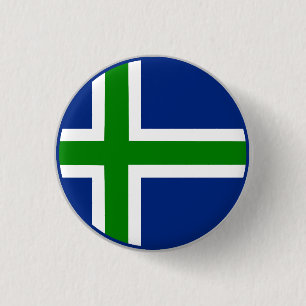 Nord-Uist-Flagge Button