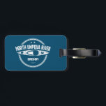 Nord Umpqua Fluss Oregon Kayak Gepäckanhänger<br><div class="desc">Der Nord-Umpqua-Fluss ist ein Nebenfluss des Umpqua-Flusses,  etwa 160 km lang,  im Südwesten von Oregon. Es entwässert ein landschaftliches und raues Gebiet der Cascade Range südöstlich von Eugene.</div>