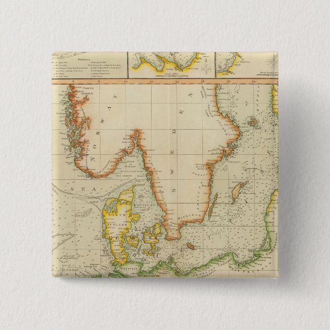 Nord- und Ostsee Button (Vorderseite)