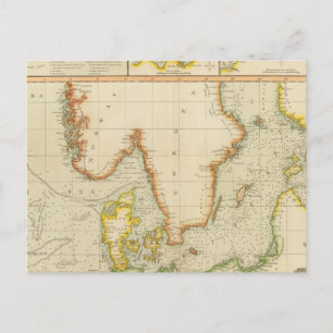 Nord- und Ostsee Postkarte