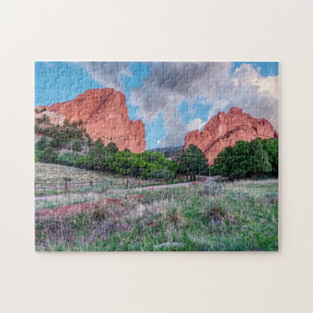 Nord und Süd Gateway Rocks Garten Gottes Puzzle (Horizontal)