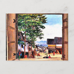 Nord - Vom Tor in Kyoto, Japan Postkarte