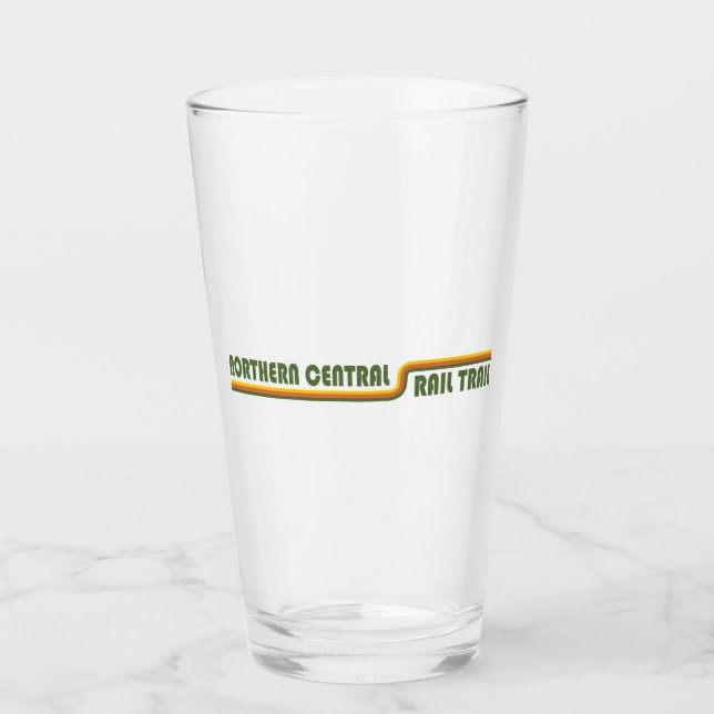 Nord-Zentral-Schienenweg Glas (Vorderseite)