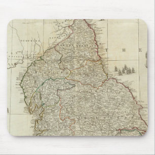 Nordabschnitt von England und Wales Mousepad